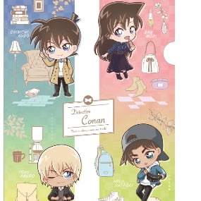 Shinichi, Ran, Heiji & Toru (Version B) - Detektiv Conan - Clear File / Aktenhülle A4 - CRUX - Profil