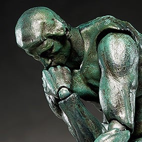 Figma SP-056 Der Denker - The Table Museum - Neuauflage - Profil