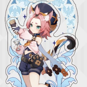 Diona - Genshin Impact - Mondstadt Series Chara Acrylic Stand / Acrylaufsteller - Profil