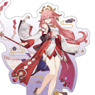 Yae Miko - Genshin Impact - Inazuma Series Chara Acrylic Stand / Acrylaufsteller - Profil