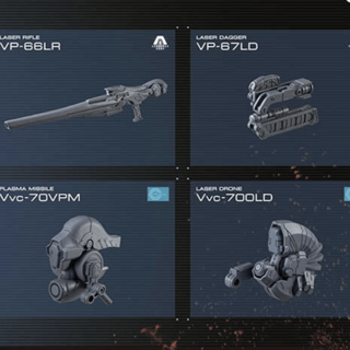 Armored Core VI Fires of Rubicon - 30 Minutes Missions - Weapon Set 01 - Model Kit - Bandai Spirits