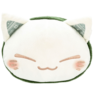 Nemu Neko - Green Scarf - Plush - Furyu (27 cm x 20 cm)