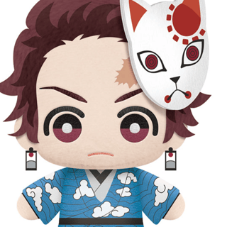 Tanjiro Kamado - Demon Slayer: Kimetsu no Yaiba - Plüschfigur (Tomonui Series Vol.5) - Banpresto - Profil
