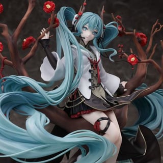 Hatsune Miku - 2022 Chinese New Year - F:Nex - Furyu Figurine PVC 1/7 - Profil