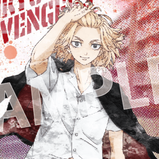 Mikey / Manjiro Sano - Tokyo Revengers - Metallic Clear File - Eye Up - Profil