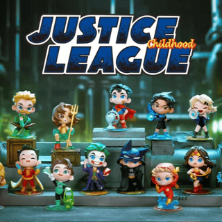Zufällige Auswahl - DC Justice League - Childhood Series - Mini Figuren - Pop Mart