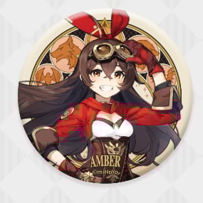 Amber - Genshin Impact - Mondstadt Series Chara Can Badge