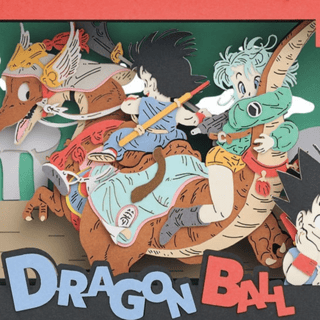 Son Goku & Bulma (Adventure) - Dragon Ball - Papiertheater - Ensky