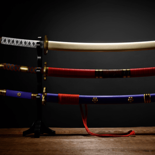 One Piece Proplica: Roronoa Zoro Three Sword Style Set (1:1 Scale, Bandai Spirits)