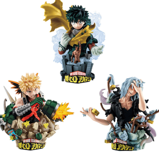 Set - Special Edition - My Hero Academia Petitrama EX Series - Megahouse (3 Figuren+Bonus) - Profil
