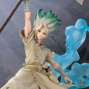 Senku Ishigami - Dr. Stone Figuarts Zero - Bandai Spirits (29 cm PVC Figur) - Profil