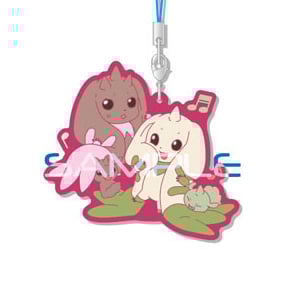 Lopmon, Terriermon, Chocomon and Gummymon - Digimon Anhänger - Rabasuto Collection - Profil