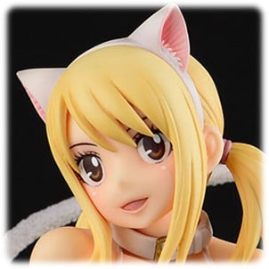 Lucy Heartfilia - White Cat - Gravure Style - Profil