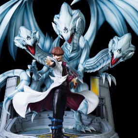 Kaiba & der ultimative blauäugige weiße Drache - Yu-Gi-Oh! - Resin Diorama - Kitsune Statue - Profil