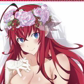 Wedding Rias (D) - High School DxD Towel - Sakami (160 x 80 cm) - Profil
