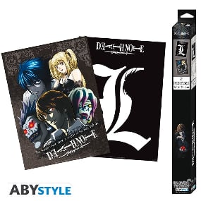 L & Group - Set 2 Chibi Posters (52x38 cm) - Death Note - AbyStyle - Profil