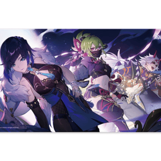 Yelan, Kuki Shinobu & Itto  - Genshin Impact Hidden Dreams in the Depths - Mousepad /Spielmatte - miHoYo