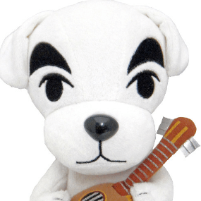 K.K. Slider - Animal Crossing Plüschtier - Little Buddy Toys (21 cm) - Profil
