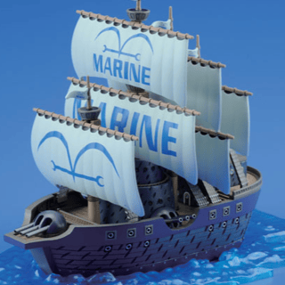 Navy Warship - One Piece - Grand Ship Collection - Model Kit