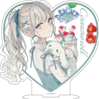 Akakura x Sanrio Characters 25 Cinnamoroll (Original Illustration) - Acrylaufsteller - A3 - Profil