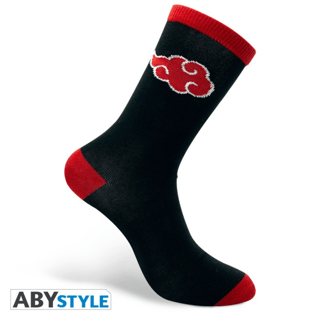 Akatsuki Socken - Schwarz und Rot - Naruto Shippuden - AbyStyle - Profil