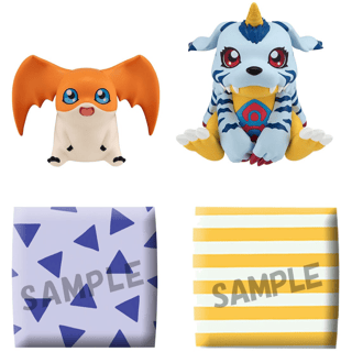 Gabumon und Patamon - Digimon Adventure Look Up Set - Megahouse - Profil
