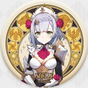Noelle - Genshin Impact - Mondstadt Series Chara Can Badge