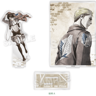 Levi & Erwin - Attack on Titan - Acrylic Stand / Acrylic Diorama - Y Line - Profil