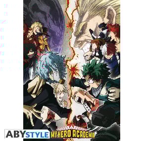 MY HERO ACADEMIA - Heroes VS. Villains - Poster (91.5x61) - Abystyle