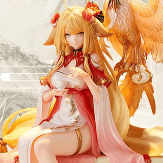 Honghong Tushan - Golden Feather Dress | Exklusive 1:7 PVC Statue von Yuewen Goods