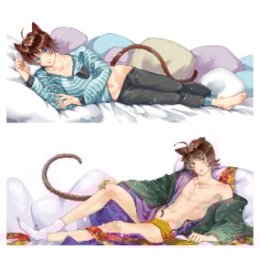 Figu-kun - Mini Dakimakura 80x35 cm - Motiv 05