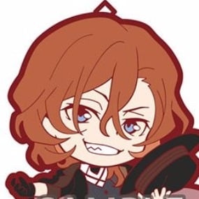Chuya Nakahara - Bungo Stray Dogs - Niitengomu! Gummi-Anhänger - Profil