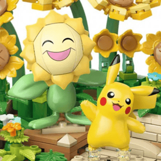 Pikachu &Sonnflora (Plant Series 2) - Pokémon - K20245 - Keeppley Block