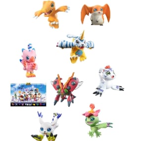 Special Edition Set with Gift Card (8 Figures) - Digicolle! Mix Collection - Megahouse - Re-Release - Profil