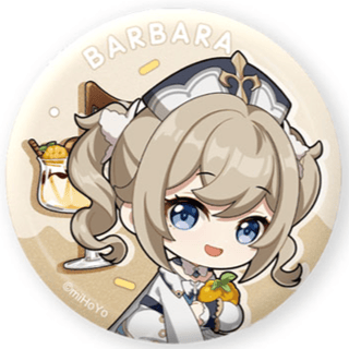 Barbara (Summer Theme) - Genshin Impact - Can Badge - miHoYo