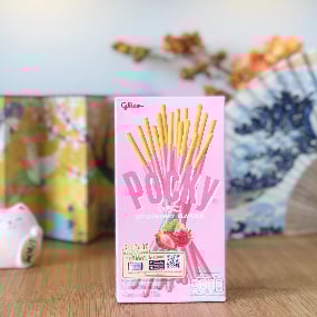 Erdbeer Pocky - Joghurt Flavour - GLICO - 35 g - Profil