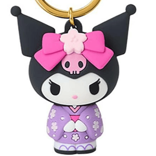 Kuromi - 3D Keychain (Sanrio Characters Kimono) - Sanrio