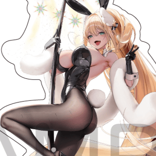 Rupee: Rabbit Deluxe - Goddess of Victory: Nikke - Acrylaufsteller - Algernon Product - Profil