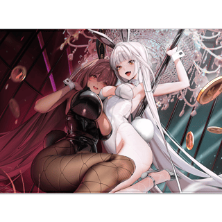 Blanc & Noir - Goddess of Victory: Nikke - Mousepad (80 x 40 cm)- Sakami - Profil