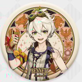 Bennett - Genshin Impact - Mondstadt Series Chara Can Badge