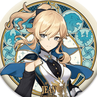 Jean - Genshin Impact - Mondstadt Series Chara Can Badge - Neuauflage