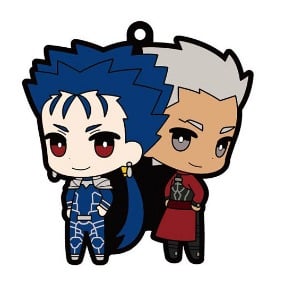Archer & Cú Chulainn - Fate / Grand Order - Buddy Collection Rubber Mascot  - Profil