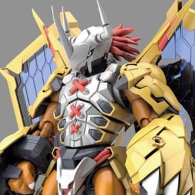 WarGreymon - Digimon Figure-rise Standard Amplified Model Kit - Bandai Spirits - Profil