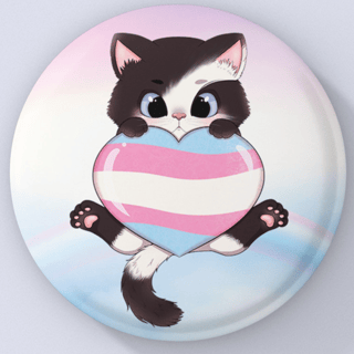 LGBTQ Transgender Pride Neko - Magnet - Hideko Merchandise - Profil