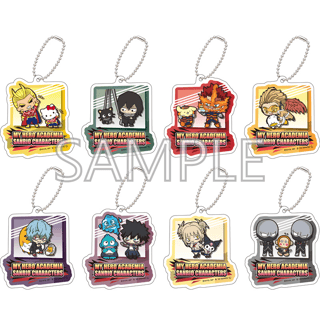 Random Selection - My Hero Academia x Sanrio Characters (Pro Heroes & Villains) - Acrylic Keychain - Yomiuri-TV Enterprise - Profil