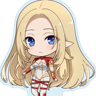 Alpha - The Eminence in Shadow - Acrylic Stand (Puchichoko) - Seasonal Plants - Profil