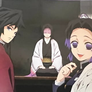 Kagaya Ubuyashiki, Giyu Tomioka & Shinobu Kocho - Demon Slayer: Kimetsu no Yaiba - Decke - Sega