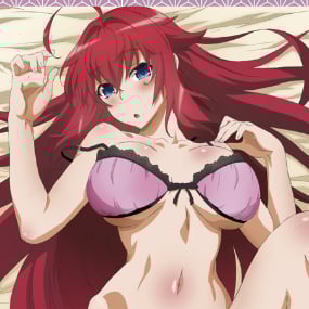 Rias auf dem Bett (B) - High School DxD Badetuch - Sakami (160 x 80 cm) - Profil
