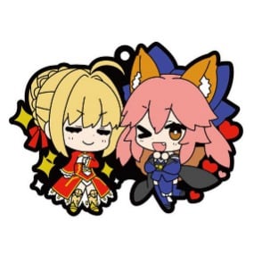 Saber Extra & Tamamo no Mae - Fate / Grand Order - Buddy Collection Gummi-Anhänger - Profil
