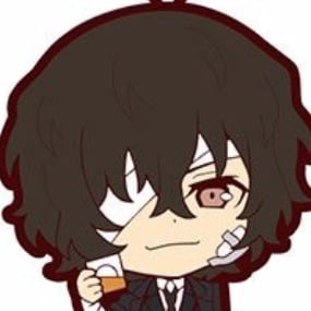 Osamu Dazai (Kuro no Jidai) - Bungo Stray Dogs - Niitengomu! Rubber Straps - Profil